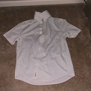 Anniversary Edition Penguin mens short sleeve button down shirt. Size Med